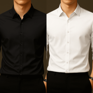 Micro Spandex - Black+White